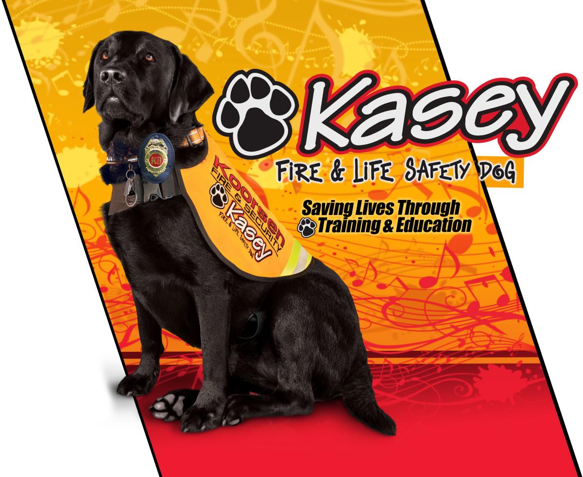 Kasey, Fire Safety Dog